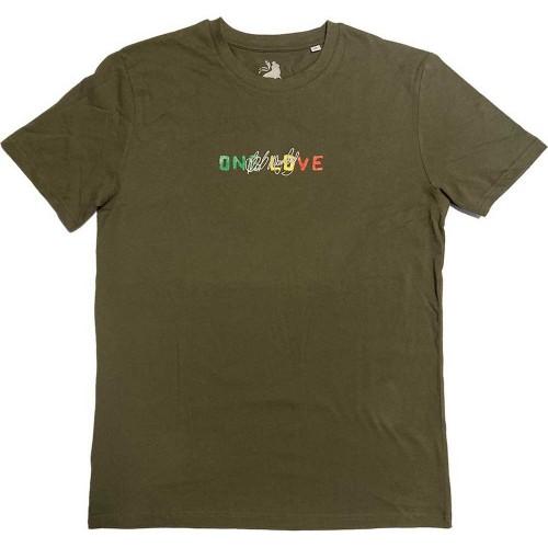 Bob Marley Camiseta unissex adulta One Love Dreads L verde
