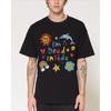 I'm Dead Inside T-Shirt Herren Damen Niedliches Doodle Grafik-T-Shirt Bunt Glücklich Traurig Streetwear Kurzarm Lässiges Übergroßes Oberteil Tägliche Kleidung Cooles Oberteil