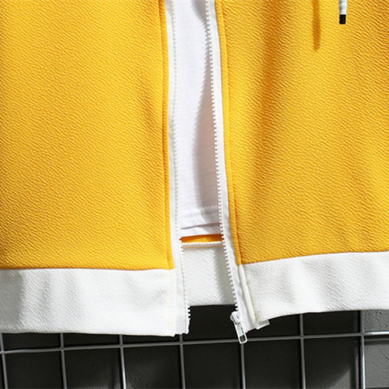 Sommer Männer Trainingsanzug Casual Harajuku Sets herren Sportswear Mit Kapuze Kurzarm Set T-shirts + Kurze 2PCS Sport Anzug lose Kleidung