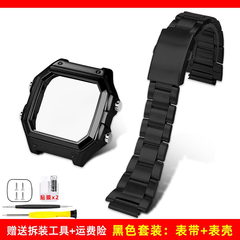 Ae1200 Fashion Accessories For Casio Case Kit Modified Metal AE-1200 Ae-1300 Bezel Glass Strap Ring Stainless Steel Watch Band