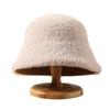 Hat Women's Winter New Plush Bucket Hat Warm Imitation Mink Fashion Versatile Bucket Hat