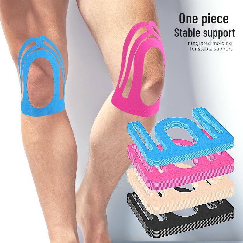 Knee Support Pre-Cut Kinesiology Tape - Elastic Adhesive Compression Sports Tape