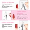 Nail Art Tips Clipper Trimmer Scissors Round Edge Finger Cutter False Nails Manicure Tool