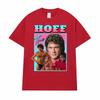 Hoff David Hasselhoff Homage Graphic Tshirt Unisexs Women Fashion Humor T Shirt Streetwear Short Sleeves Oversized Loose Tshirts