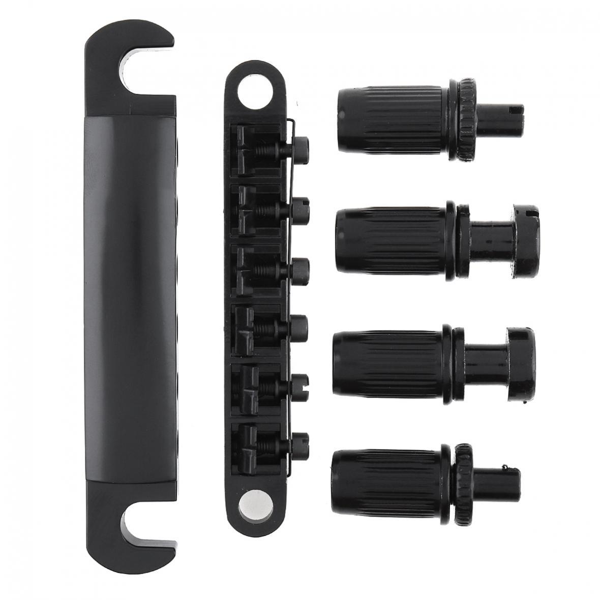 

Роликовые седла для электрогитары Tune-O-Matic Bridge Tailpiece для гитар LP чёрный