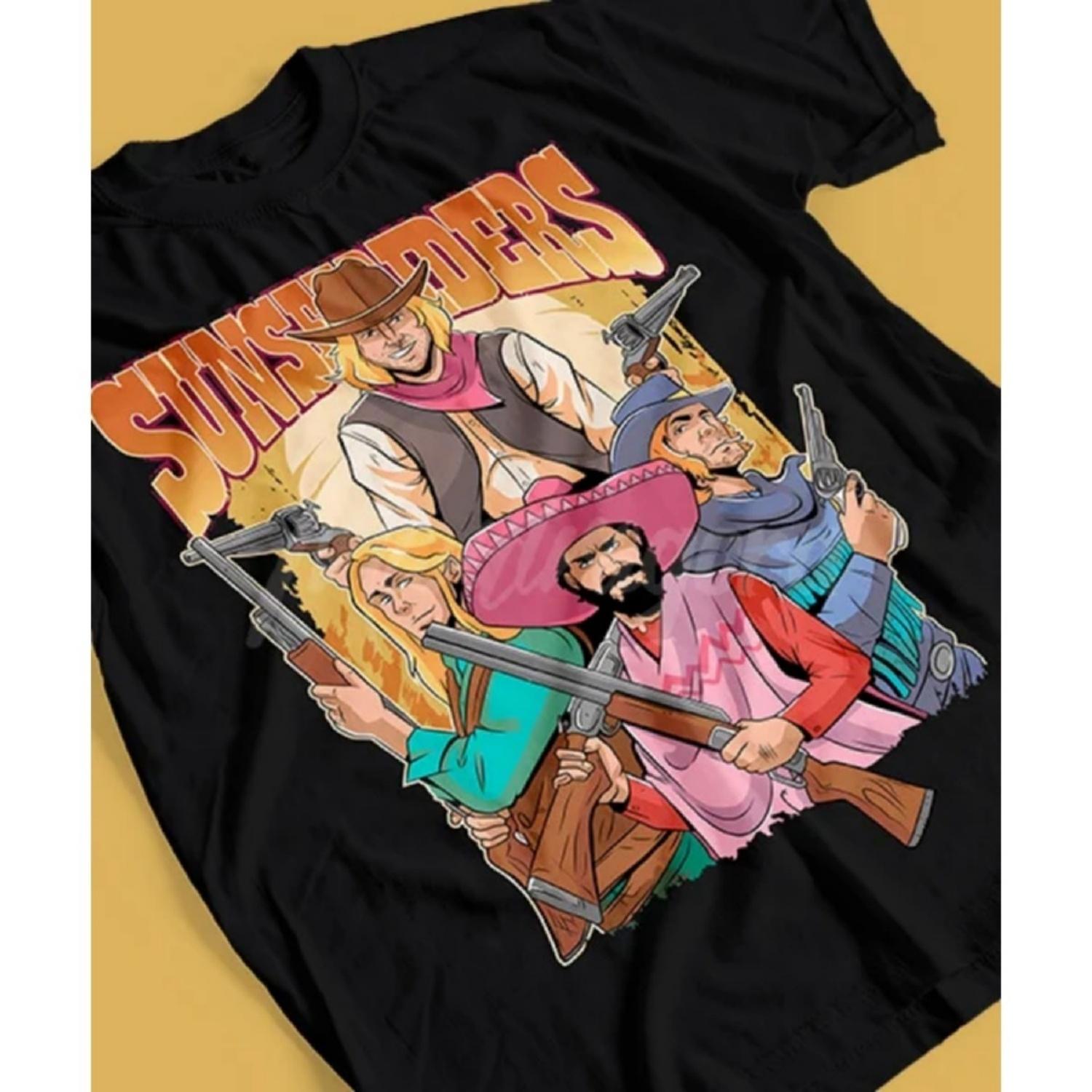 T-shirt For Anime Sunset Riders 90’S S