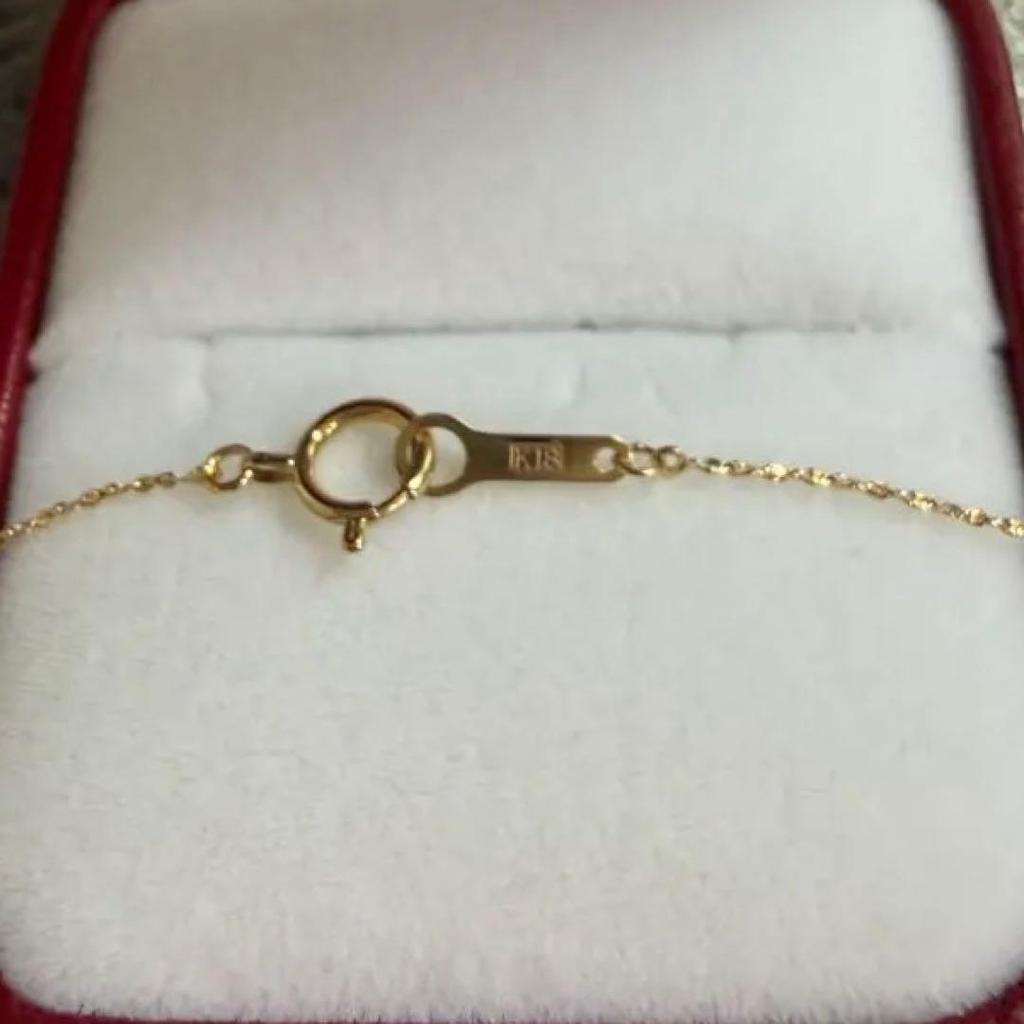 Used bellesiora Blue Sapphire Square Necklace