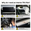 Car Interior TPU Protector Anti-scratch Film For VW Tiguan L Pro Auto Protective Transparent Anti-tear Sticker Trim Accessories