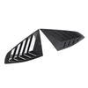2PCS Rear Side Window Louvers Racing     Vent Scoop Shades Cover Blinds for 4 Series  6 Gran   2020 to 2024