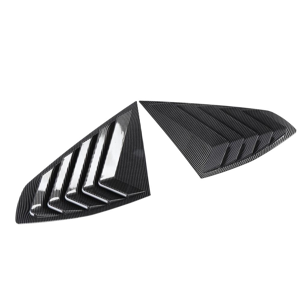 2PCS Rear Side Window Louvers Racing     Vent Scoop Shades Cover Blinds for 4 Series  6 Gran   2020 to 2024