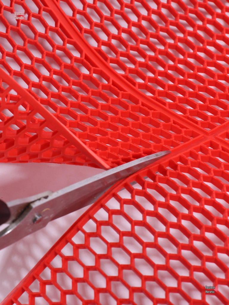PVC Non-Slip Bathroom & Kitchen Mat - Waterproof, Oilproof, Hollow Design