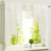 European Simple Curtains, Pole-Type Folding Envelope-Type Multi-Color Embroidered Window Screens, Simple High-Density Yarn