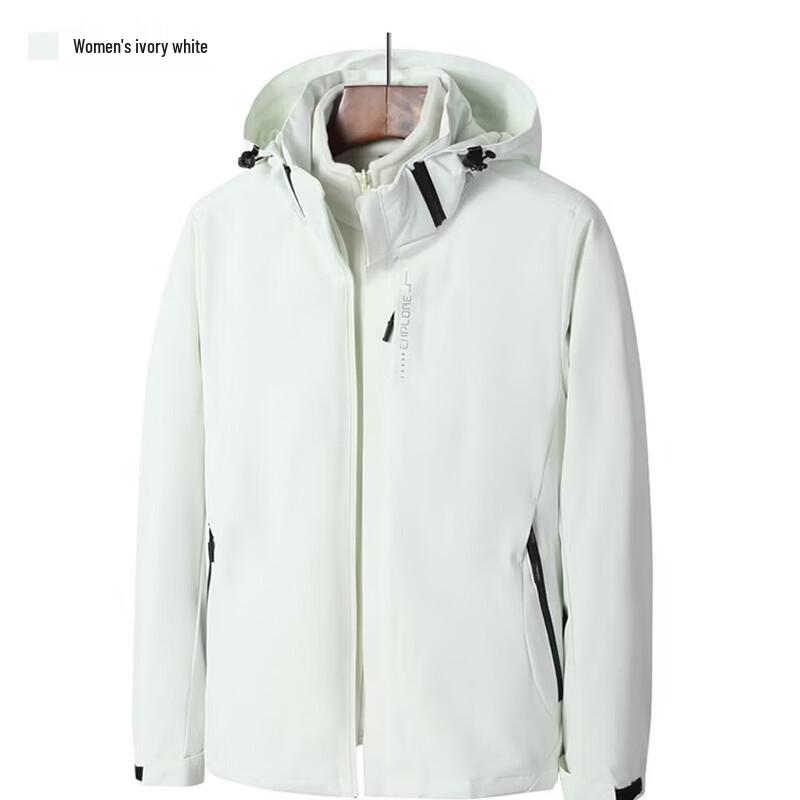 EILEIE268 Women s 3-in-1 Windproof Outdoor Jacket 2XL