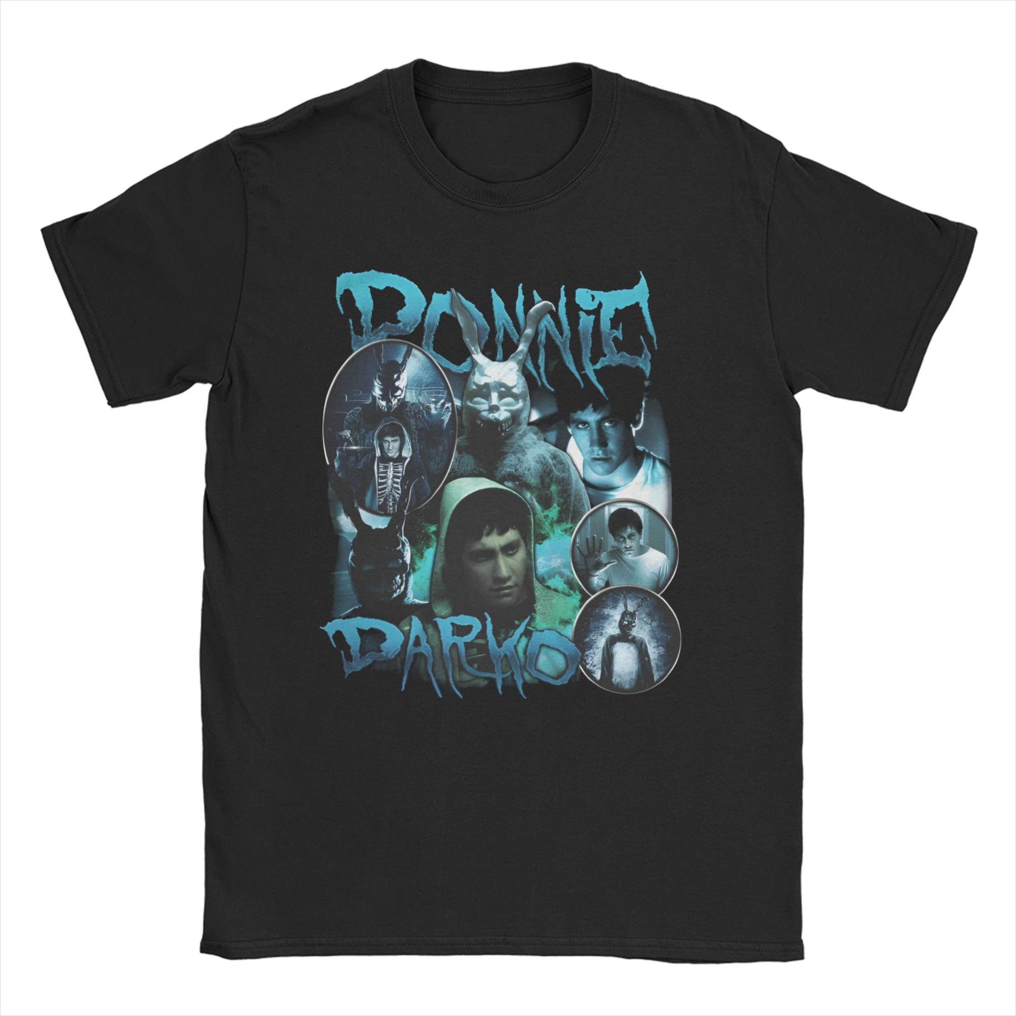 Унисекс Женская футболка Donnie Darko Чистый хлопок Винтажная футболка с коротким рукавом и круглым вырезом Печатные футболки S