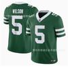 NFL New York Jets Camiseta de Fútbol Personalizada Rogers 8 Gardner 1 5 20 Malla de Algodón Uniforme Deportivo de Equipo Hombres Mujeres
