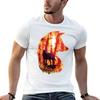 Evening Solace Wolf T-Shirt Plus Size Solid Color T-Shirt