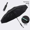Automatic umbrella, enlarged reinforcement, sunscreen, both men and women, weather and rain, UV protection, reverse folding sun umbrella