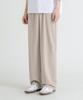 LEMAIN SECOND Easy Semi-Wide Elastic Waist Slacks [Beige]