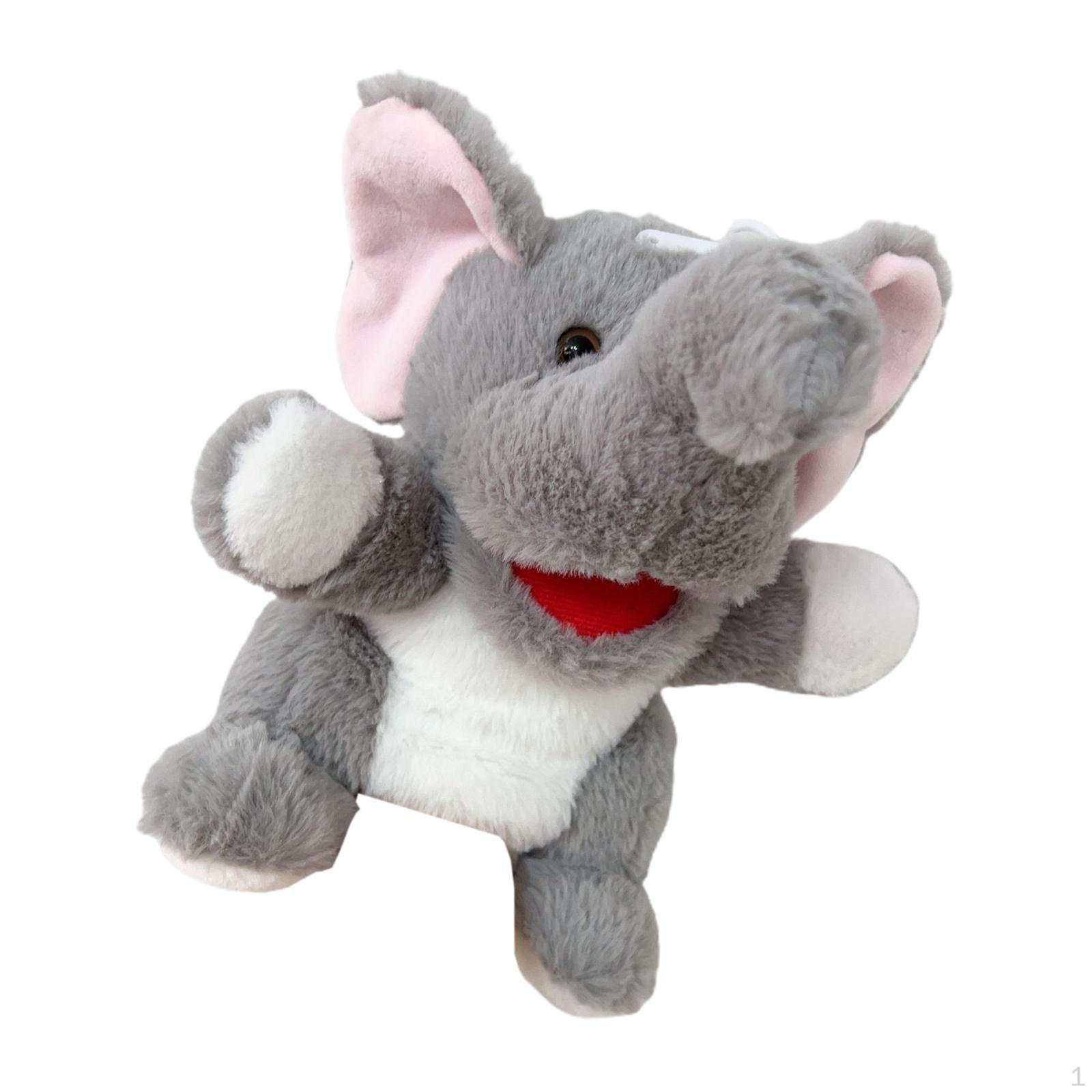 Животное палец марионетка плюшевая рука творческая мягкая игрушка голова перчатки — фото 12