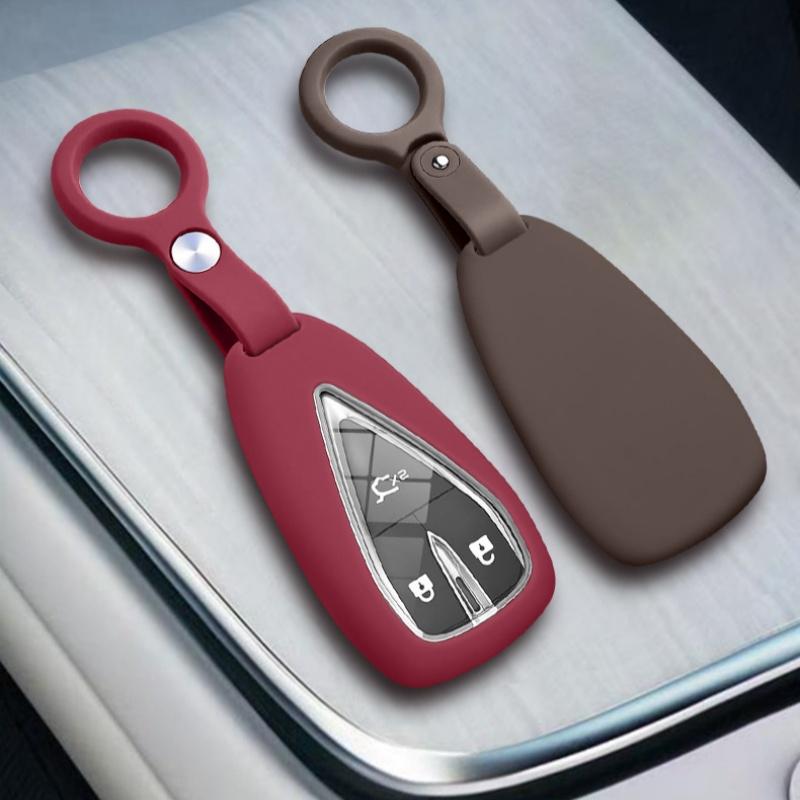 1Pcs Soft Silicone Key Case For S7 Sl03 S07 S05 S09 G318 Key Case Cover Fob Car Key Caps