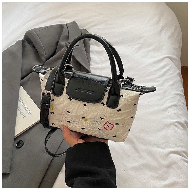 

Cute bow small bag women s new Korean sweet and fashionable versatile shoulder messenger bag foreign hand bag