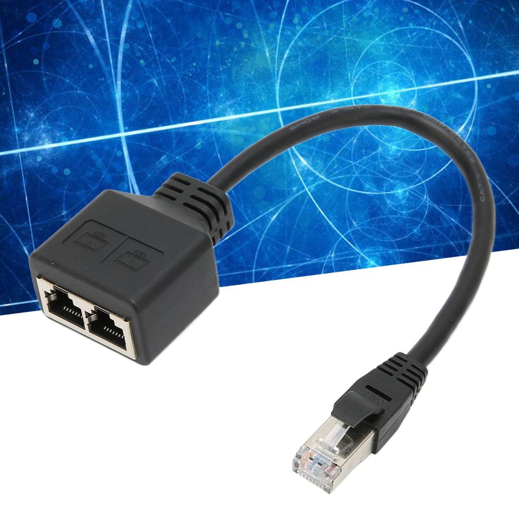 Buy RJ45 Ethernet Adapter Cable Extension 1 To 2 Port Excellent ...