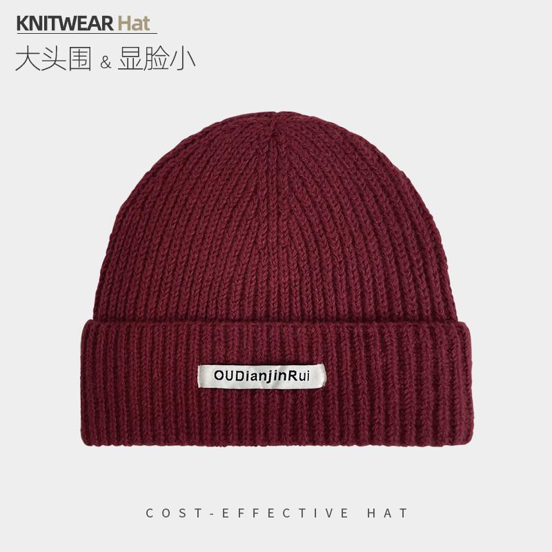 Knitted Hat With Letter Prints For Winter Warmth And Style For Casual Wear