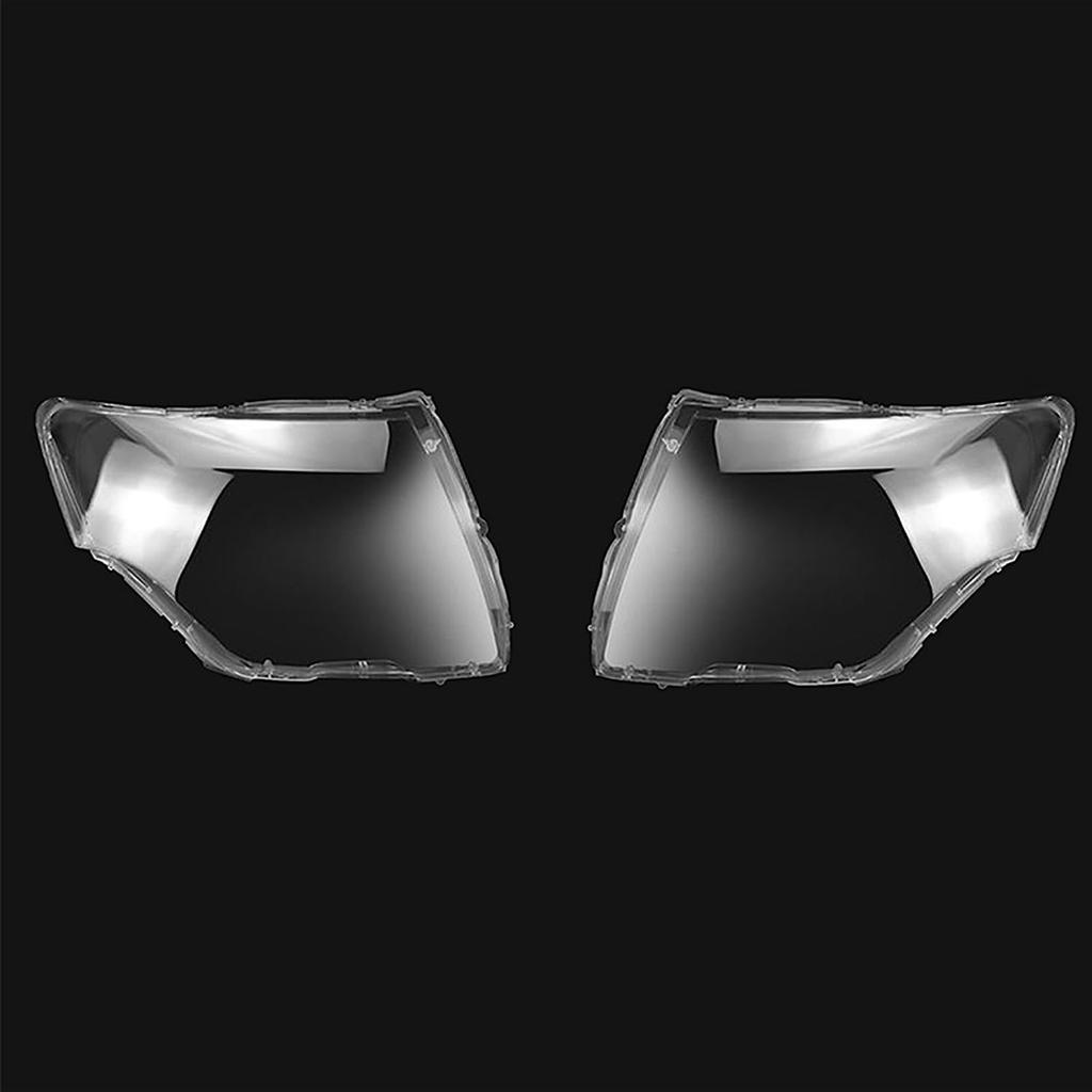 For Mitsubishi PAJERO V87 V93 V97 2007-2018 1Pair Headlamp Lens Cover Left+Right Side Headlight Cover Lamp Shell