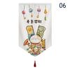 Japanese Lucky Cat Short Curtain Kitchen Partition Sushi Shop Restaurant Decor Signboard Tea Room Pennant Izakaya Half Curtains