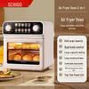 Zhigao 3-in-1 Smart Electric Oven: Air Fryer, Baker & Roaster with Visual Display