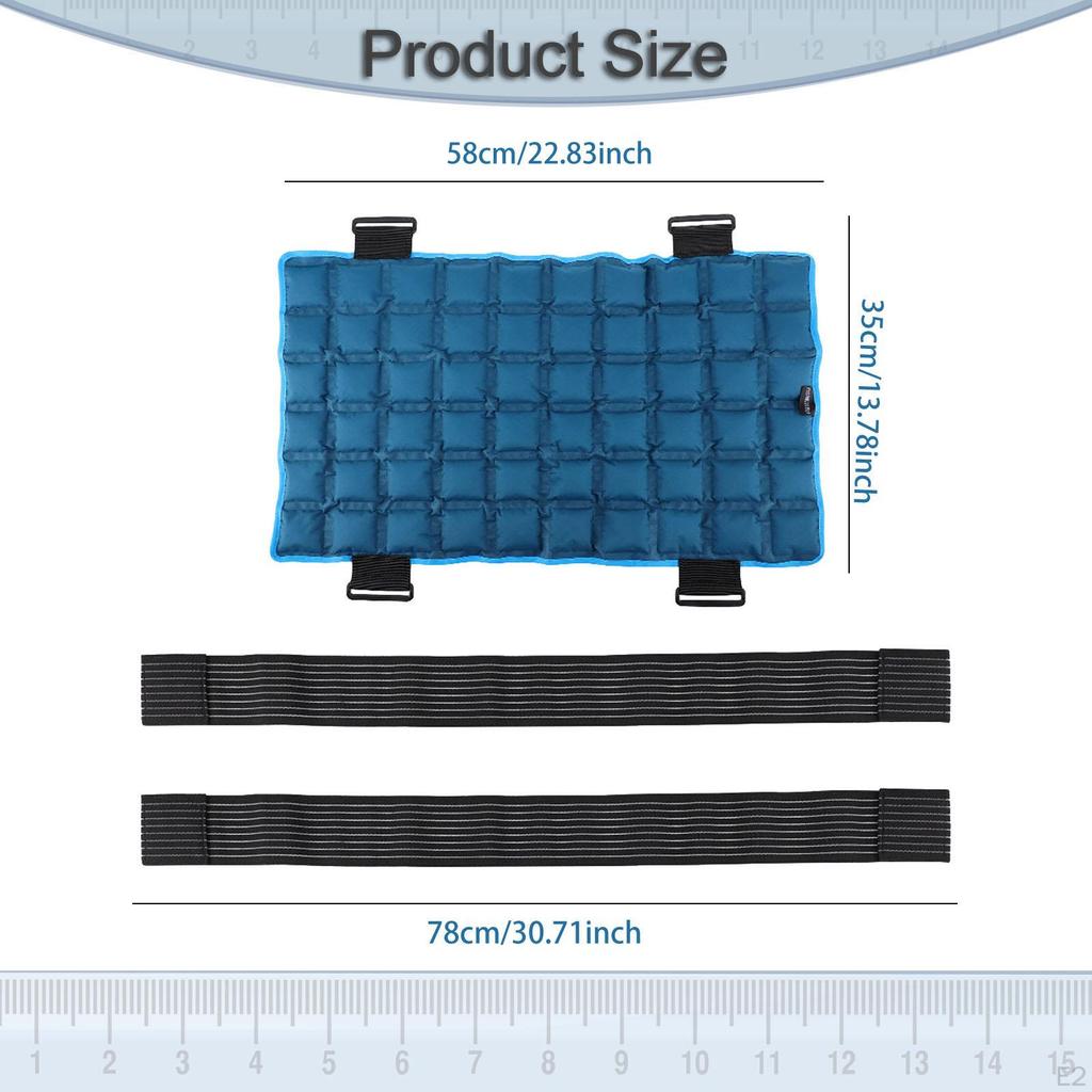 and Cold Pack Ice Bag Multipurpose Reusable Lightweight Microwave with Straps for Home Gym