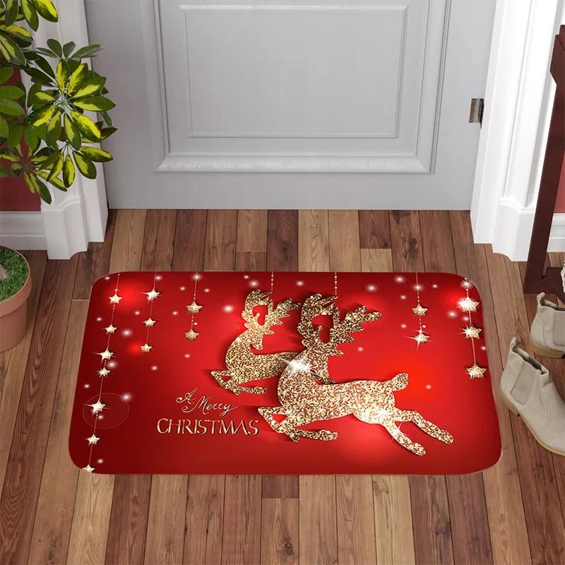 Christmas Door Mat Santa Claus Carpet Marry Christmas Decoration For Home 2026 Xmas Gifts Navidad Natal Noel Happy New Year 2026