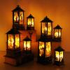 Halloween LED Flame Flickering Oil Lamp Battery Operated Spooky Decor Haunted House Prop Tabletop Centerpiece for Bar Party