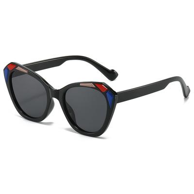 Cat'S Eye Large Frame Sunglasses Personalized Women'S Sunglasses High-End Catwalk Sunglasses
