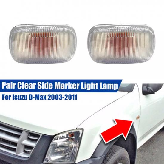 For Holden Rodeo RA 2003-2008 Side Fender Side Marker Turn Signal Light Lamp 2x