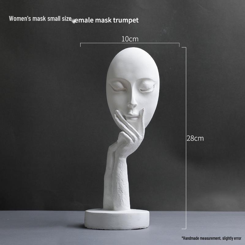 David Head Bust: Plaster Sculpture for Art Students & Teaching Aids