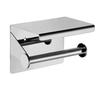 Stainless Steel Toilet Roll Holder with Shelf