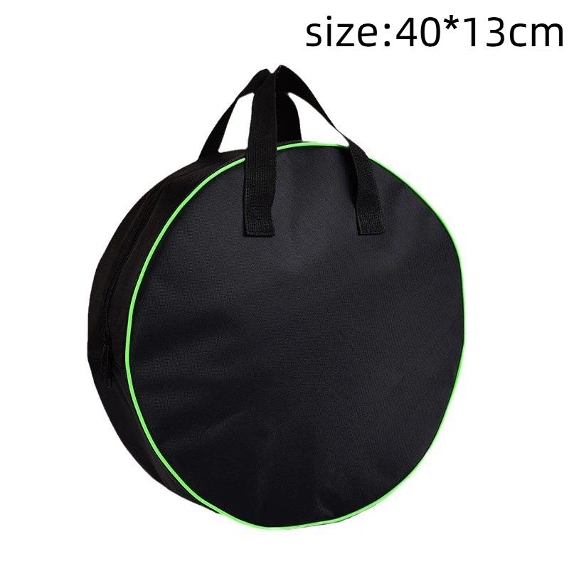 Car Charge Cable Bag Waterproof Oxford Cloth Storage Bags Round Car Tools Organizer Portable Hardware Charging Cable Storage Bag