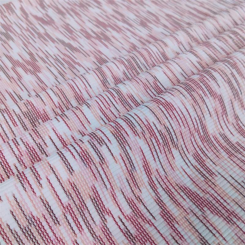 100x150cm High-elastic Striped Knitted Jacquard Fabric DIY Sewing Dress Pants Sweaters Cushion Tie-dyed Designer Fabric