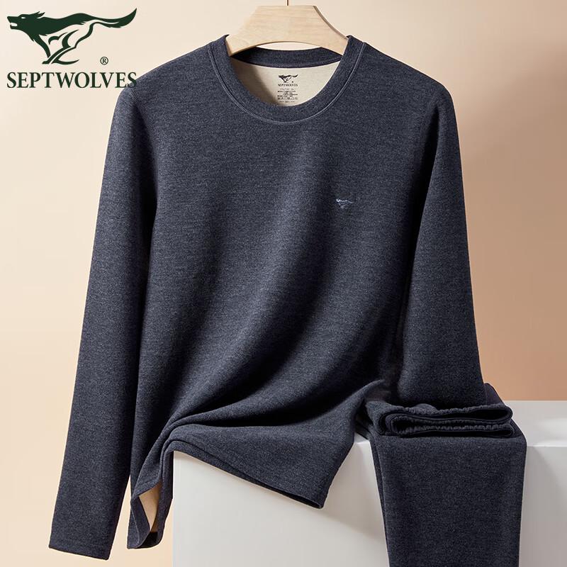 

Septwolves Men s Plush Thickened Thermal Underwear Set 3XL