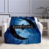 EvaneScence Band Retro Printed Blanket Fashion Warm Blankets Flannel Blanket Bed Linings Home Travel Blankets Birthday Gift