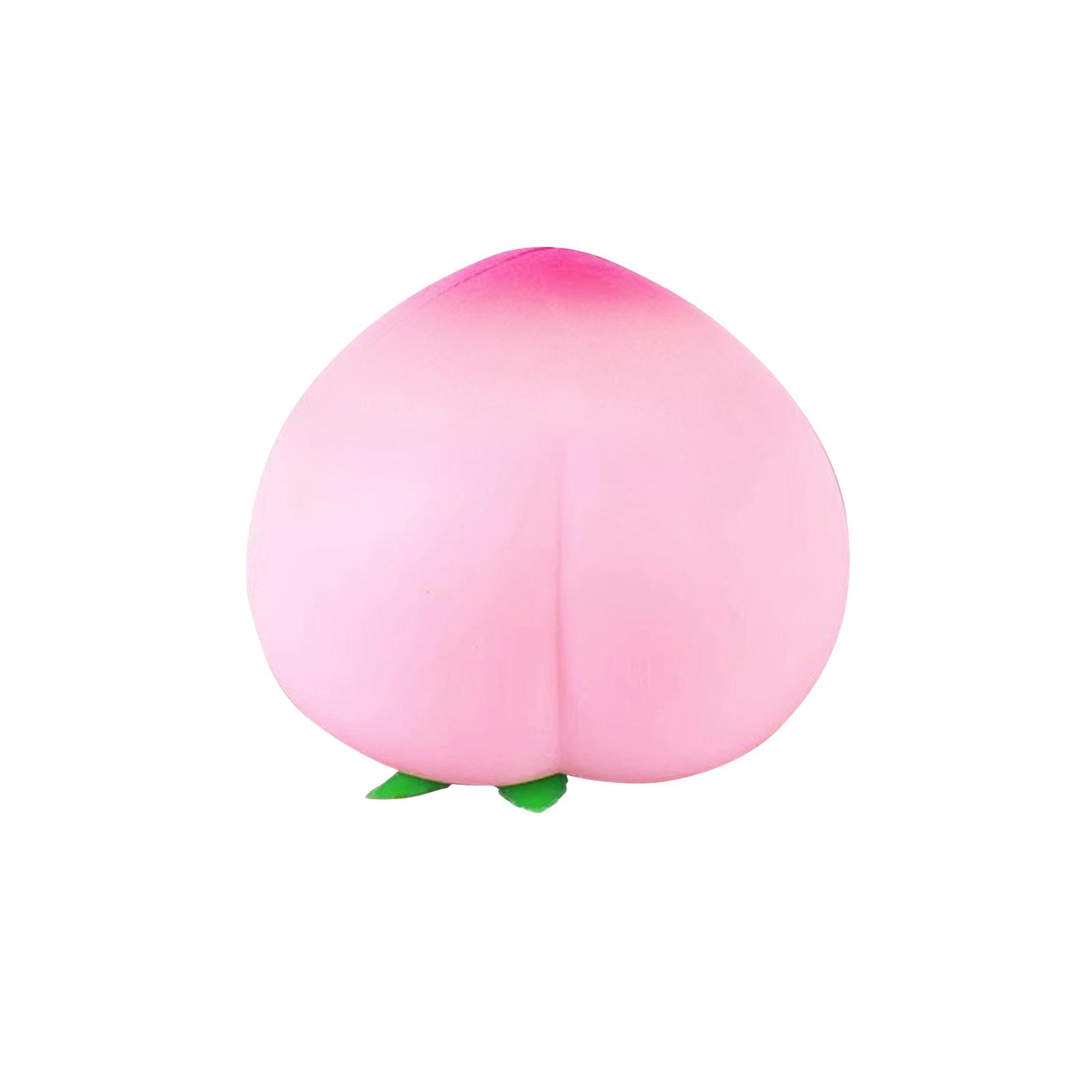 

Инструмент для симуляции декомпрессии в виде персика - Big Peach Pinch Music Q Мягкая медленная игрушка для декомпрессии и снятия стресса. розовый