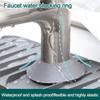 5pcs Silicone Faucet Splash Guards Soft Splash-Proof Sink Splash Pad Countertop Protect Easy Clean Water Pads Kitchen Washbasin