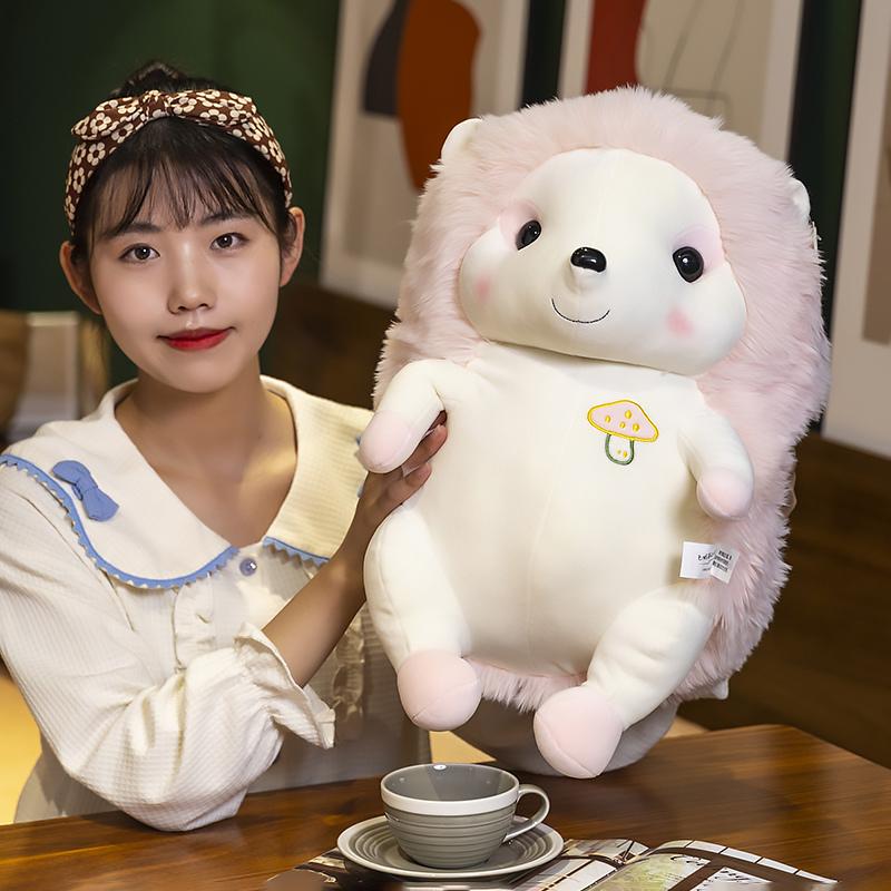 Non-Toxic 23/30/40Cm Cute Soft Real Life Hedgehog Doll Toy Kawaii Animal Stuffed Plush Dolls Birthday Gift