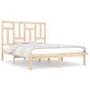 Solid Wood Bed Frame without Mattress 140x200 cm Pine Wood