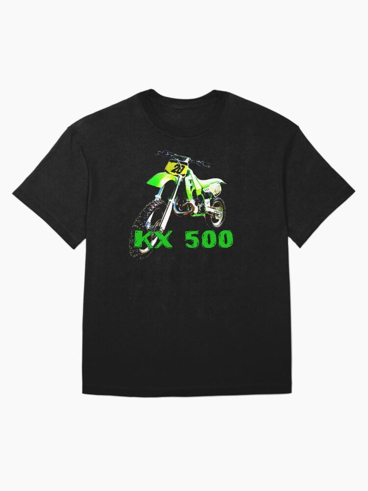Cross Road KX 500 Motocross, Vintage Dirt Bike, Green Dirt Bike, Motocross Oversized Unisex T-Shirt