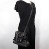 BVLGARI Maxi Rettale Handbag 2WAYShoulder black leather Women Used