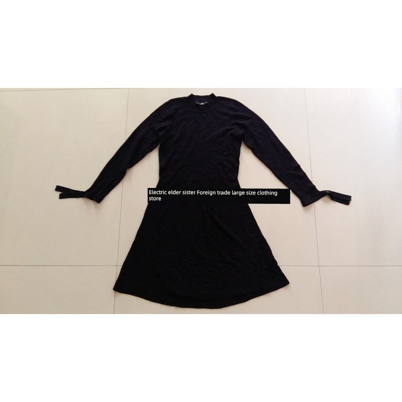 

Women s New Knitting Cuff Dress Bows Black No Code 3