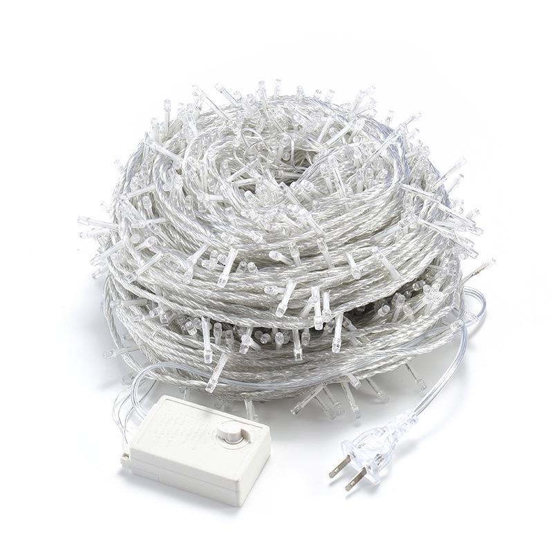 Waterproof LED Christmas String Lights - Colorful, Flashing, Decorative Outdoor Starry Lights