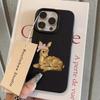 Einfache Retro-Handyhülle mit Hirsch-Litschi-Muster für Samsung Galaxy A55 A35 A25 A15 5G A24 A23 A32 A52 A71 A72 A51 4G Rückseite